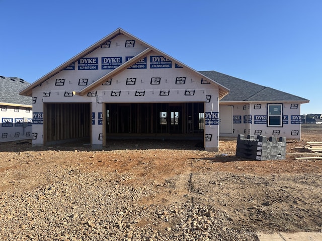 view of property under construction