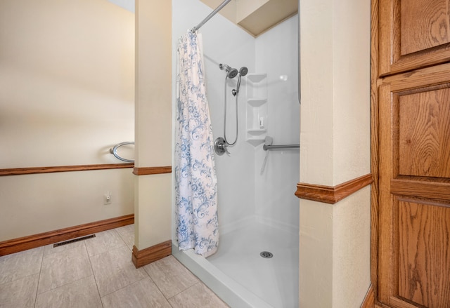 bathroom with walk in shower