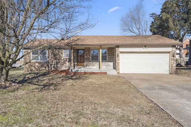 ranch-style house with a garage