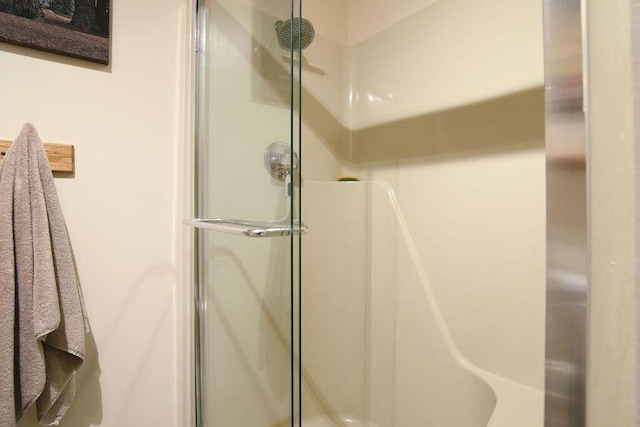 bathroom with an enclosed shower