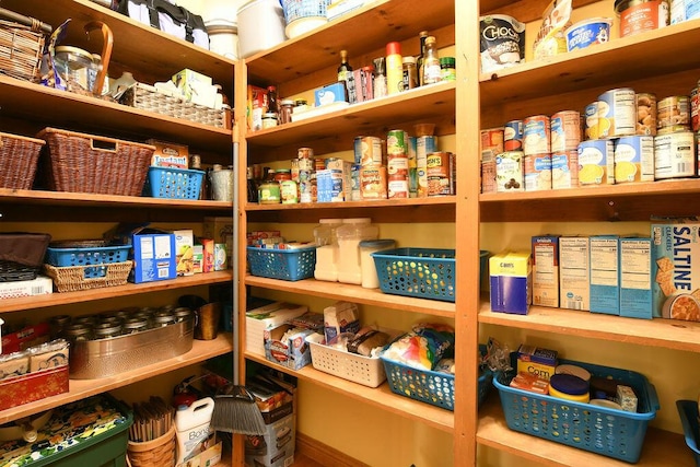 view of pantry