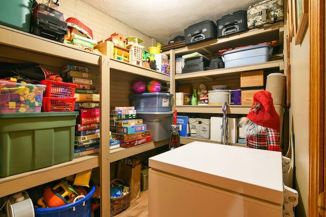 view of storage room