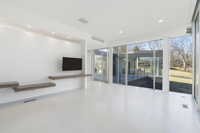 view of unfurnished living room