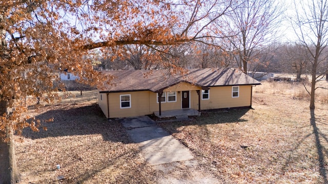 view of ranch-style house