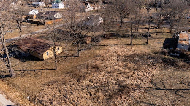 bird's eye view featuring a rural view