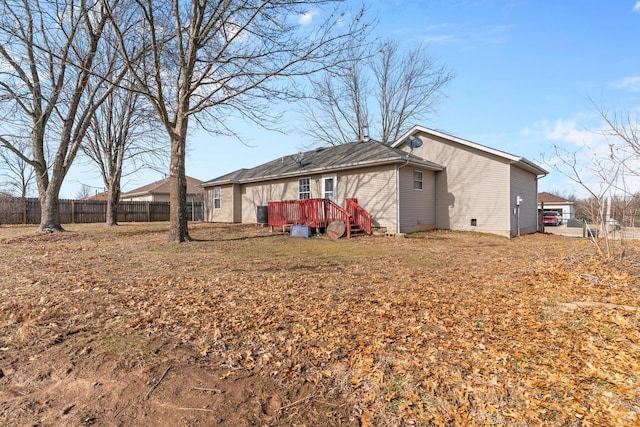 view of side of property