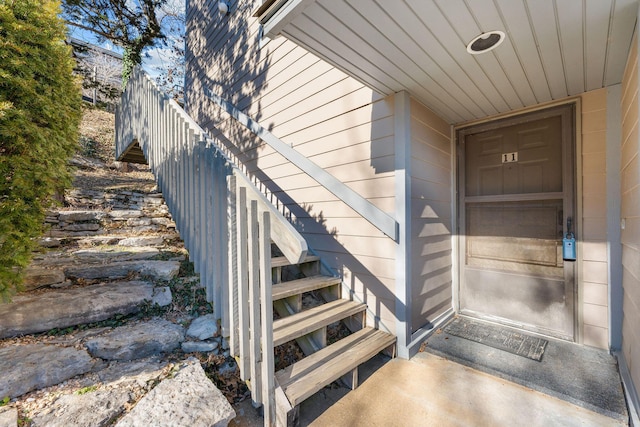 view of entrance to property