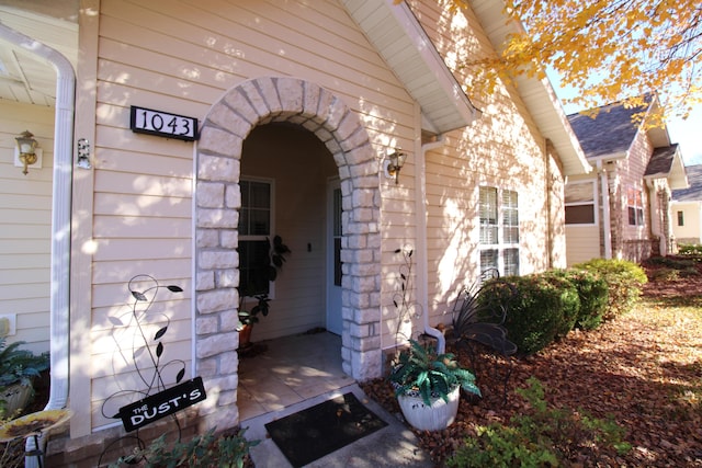 view of entrance to property