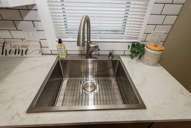 interior details with sink