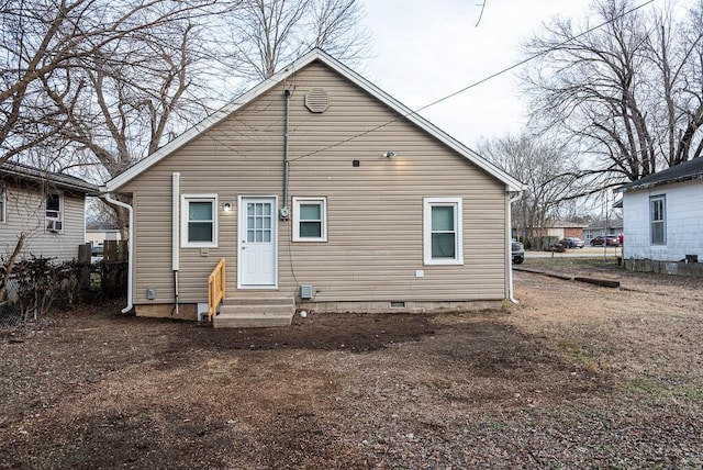 view of rear view of property