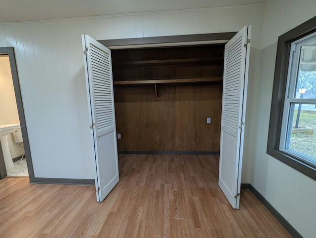 view of closet