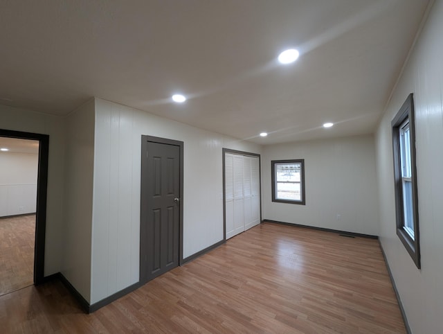 interior space featuring hardwood / wood-style floors