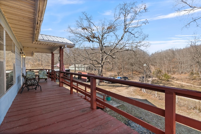 view of deck