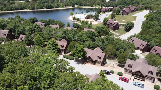 84 Bells Ave, Branson West, MO 65737 - aerial perspective of suburban area with a nearby body of water