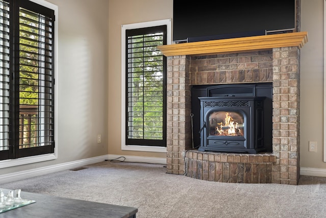 room details with carpet flooring