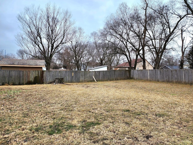 view of yard