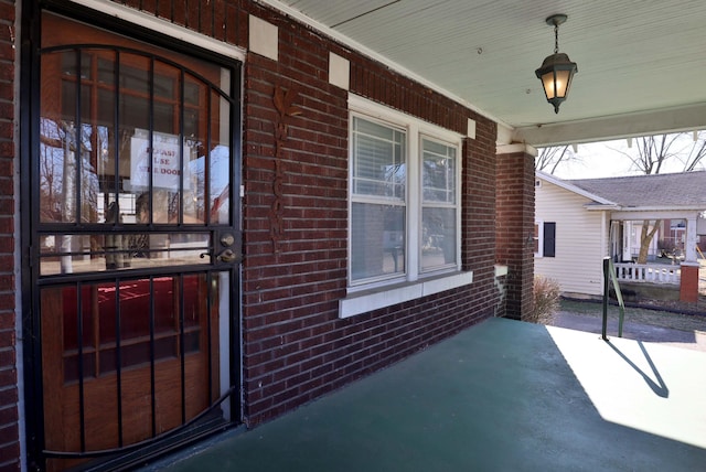 view of patio / terrace featuring covered porch