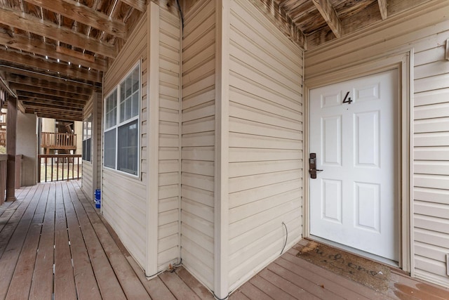 view of entrance to property