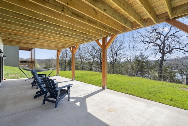 view of patio