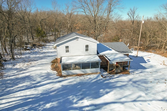 view of front of home