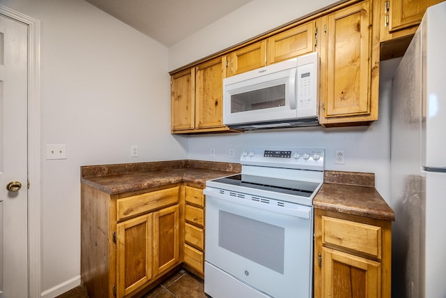 kitchen with white appliances