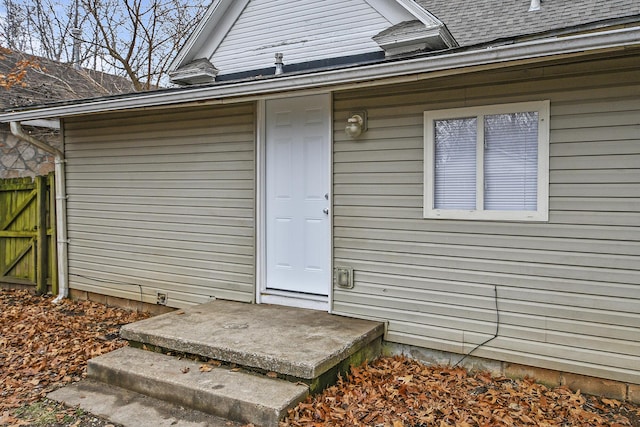 view of entrance to property