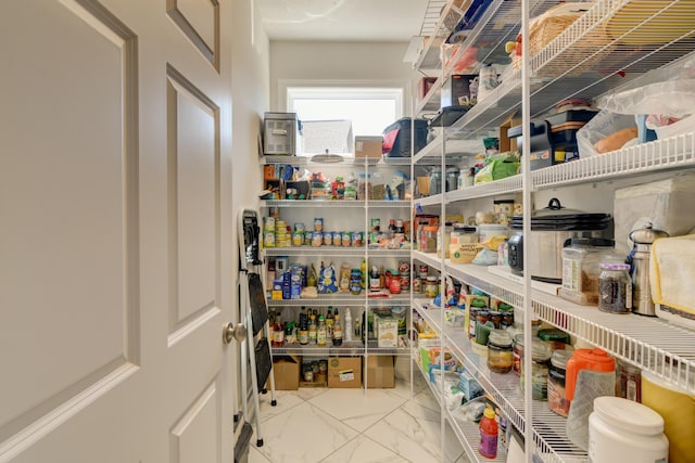 view of pantry