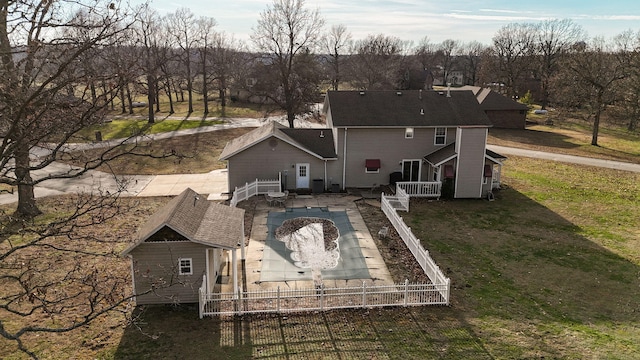 view of rear view of house