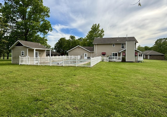1352 Deer Ln, Mount Vernon, MO 65712 - view of rear view of house