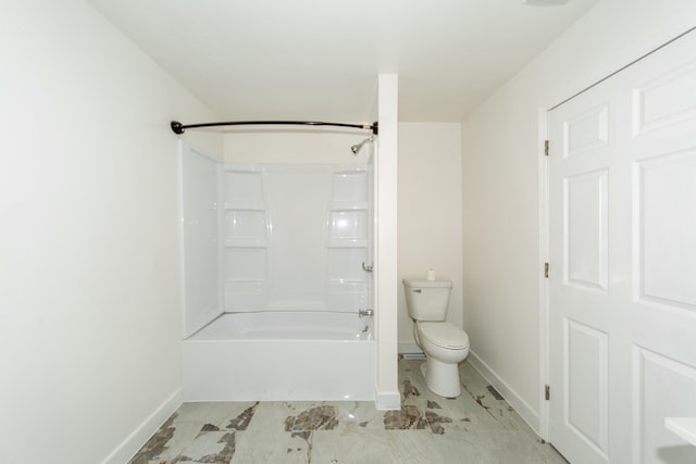 bathroom with  shower combination and toilet