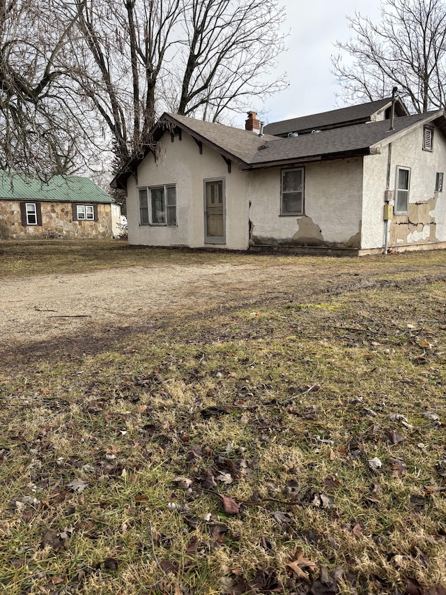 view of rear view of property