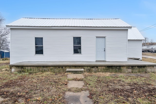 view of rear view of property