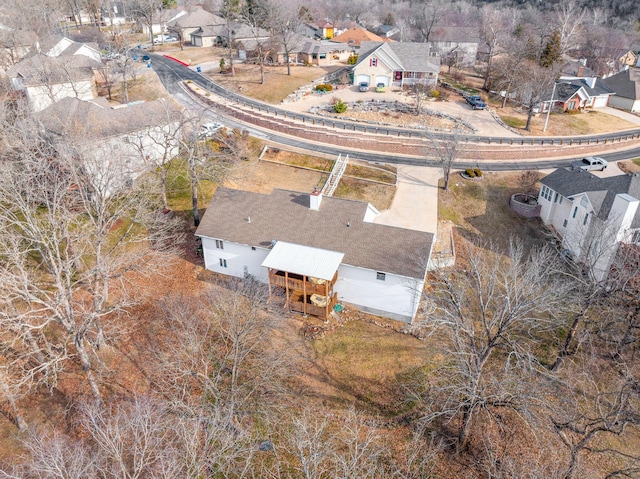 aerial view featuring a residential view