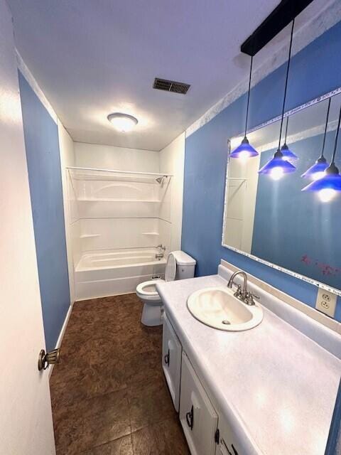 160 Old Glory Rd, Branson, MO 65616 - full bathroom with vanity, bathing tub / shower combination, and toilet