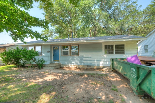 view of ranch-style house