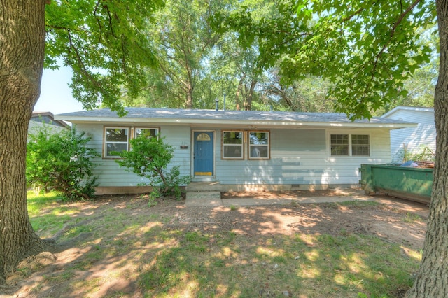 view of ranch-style home