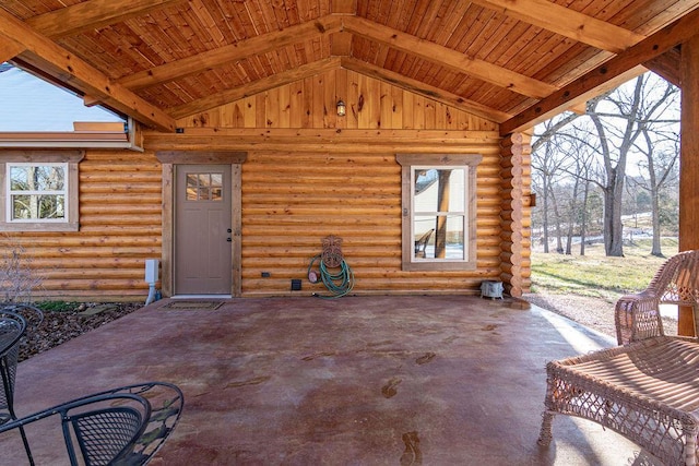 view of patio