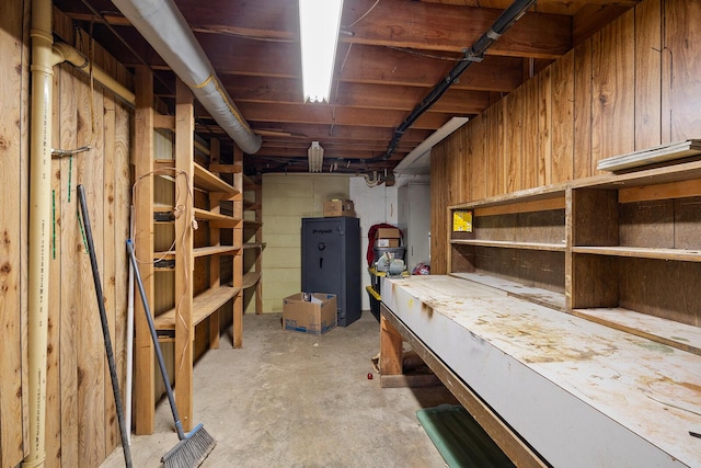 view of storage room