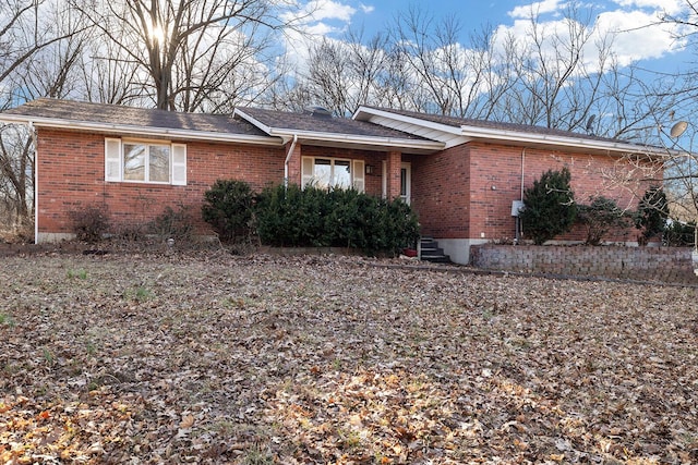 view of ranch-style home