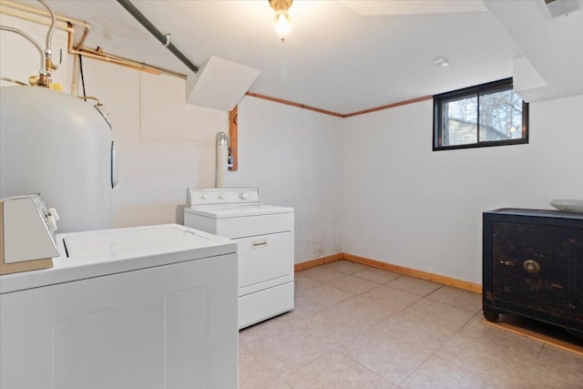 laundry room with washer and dryer