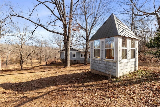 view of outdoor structure