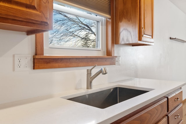 kitchen featuring sink