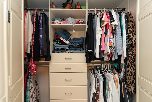 view of closet