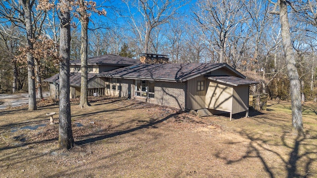 view of front of property