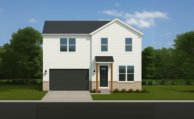 779 Hoffman Hills Blvd, Willard, MO 65781 - view of front facade featuring driveway, a front yard, and a garage