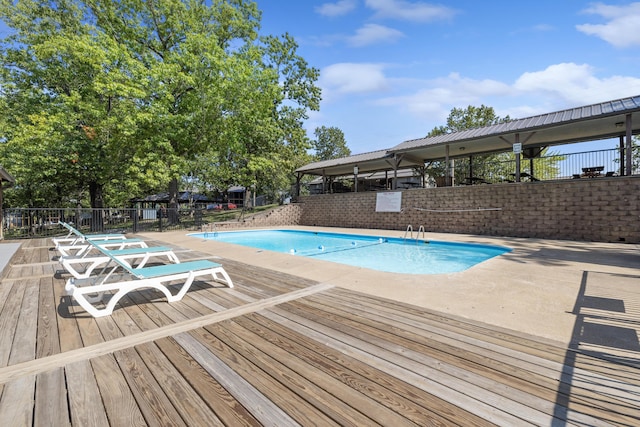 view of swimming pool