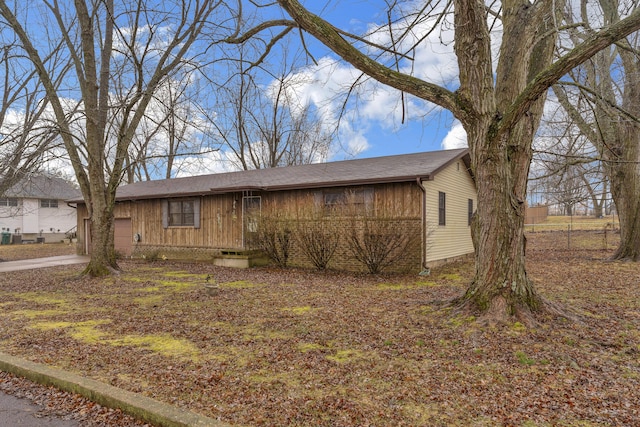 view of ranch-style house