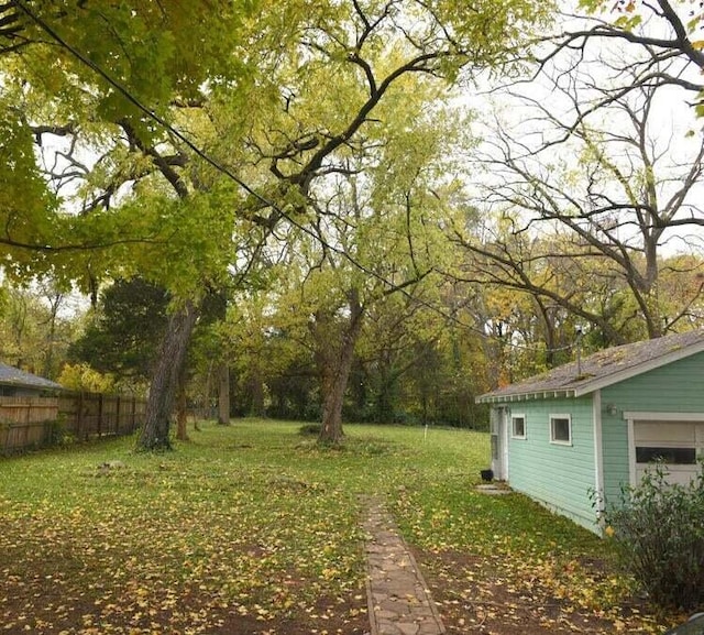 view of yard