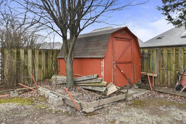 view of outdoor structure