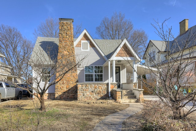 view of front of property